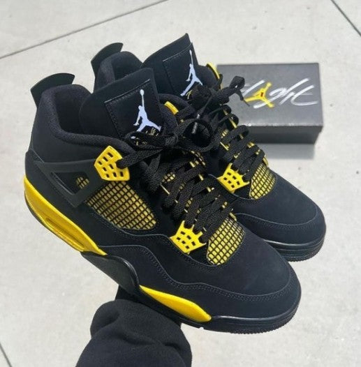 Nike Air Jordan 4 Thunder Yellow (Semi UA) - Elevatekick