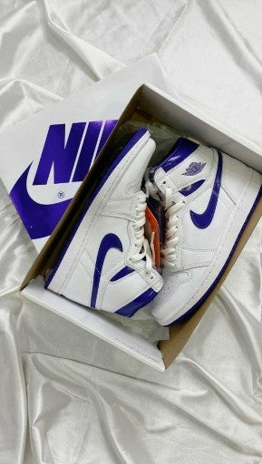 Nike Air Jordan 1 OG Metallic Court Purple (Semi UA)