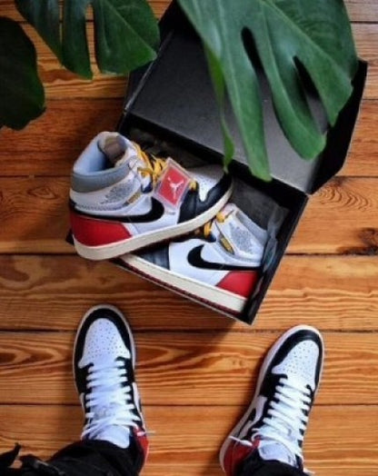 # NIK-E Air Jordan 1 Retro High OG NRG x Union Varsity Red Top (Semi UA) - Elevatekick 