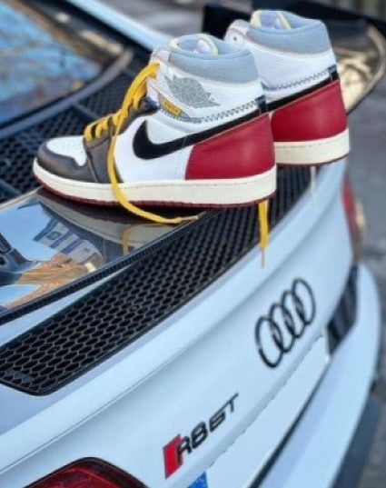 # NIK-E Air Jordan 1 Retro High OG NRG x Union Varsity Red Top (Semi UA) - Elevatekick 