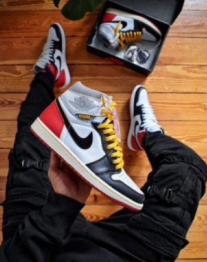 # NIK-E Air Jordan 1 Retro High OG NRG x Union Varsity Red Top (Semi UA) - Elevatekick 