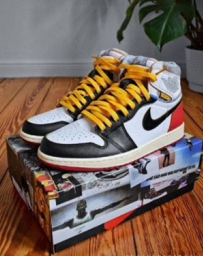 # NIK-E Air Jordan 1 Retro High OG NRG x Union Varsity Red Top (Semi UA) - Elevatekick 