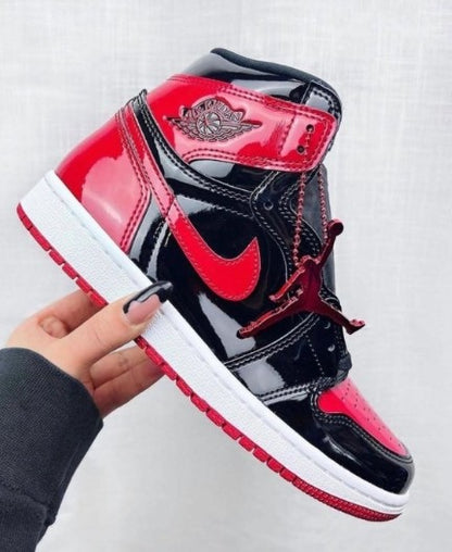# Nike Air Jordan 1 Retro High Patent Bred SEMI UA - Elevatekick 