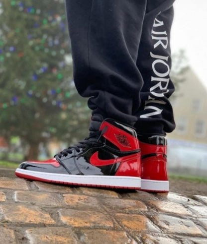 # Nike Air Jordan 1 Retro High Patent Bred SEMI UA - Elevatekick 