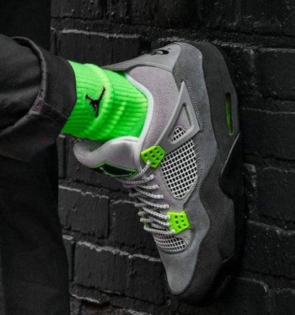 Nike Air Jordan 4 Retro SE Neon 95 – SEMI UA - Elevatekick 