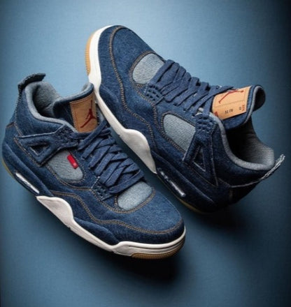 # Nike Air Jordan 4 x Levi's Denim Blue - Elevatekick 