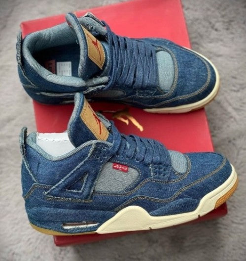 # Nike Air Jordan 4 x Levi's Denim Blue - Elevatekick 
