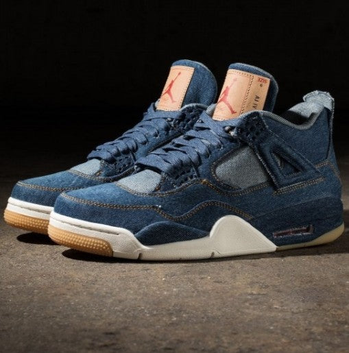 # Nike Air Jordan 4 x Levi's Denim Blue - Elevatekick 