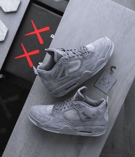 # Nike Air Jordan 4 Kaws Grey Semi - Elevatekick 