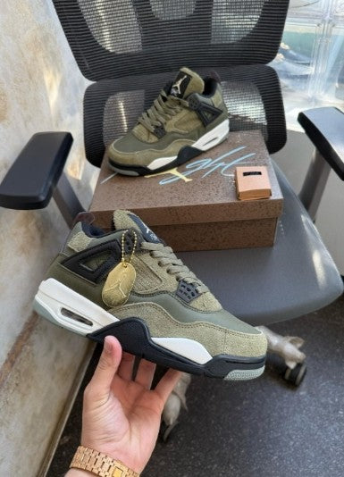 Nike Air Jordan 4 Craft "Olive" Semi UA – - Elevatekick 