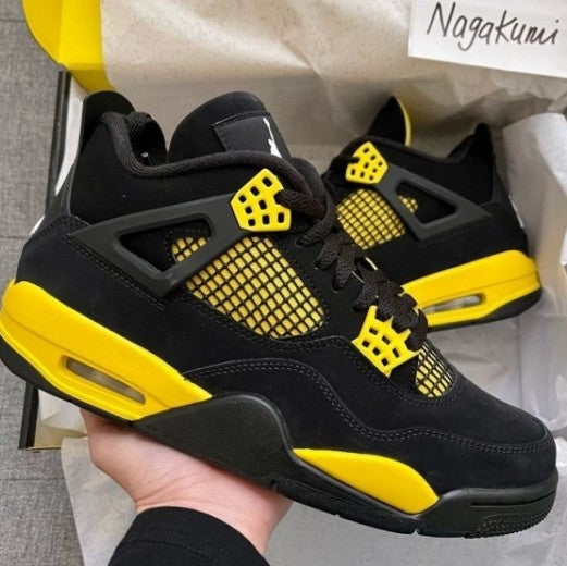 Nike Air Jordan 4 Thunder Yellow (Semi UA) - Elevatekick 