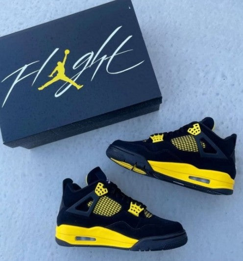 Nike Air Jordan 4 Thunder Yellow (Semi UA) - Elevatekick 