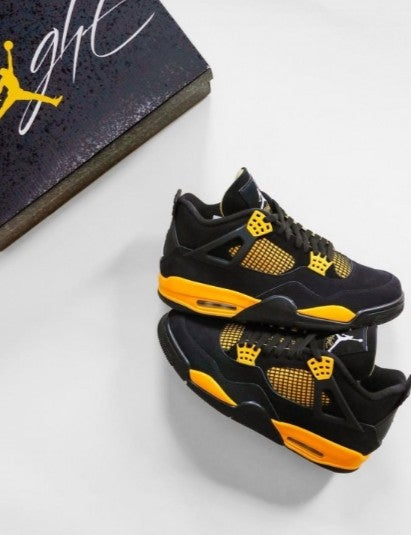 Nike Air Jordan 4 Thunder Yellow (Semi UA) - Elevatekick 