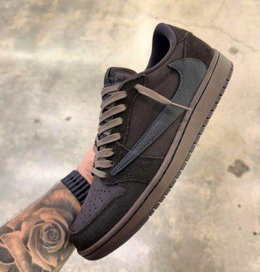 Travis Scott x Air Jordan 1 Low “Velvet Brown” (Semi UA)