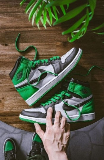 N_IKE Air Jordan 1 Retro High Lucky Green Semi UA