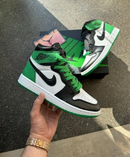 N_IKE Air Jordan 1 Retro High Lucky Green Semi UA