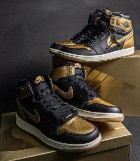 Air Jordan 1 Retro High OG Black and Gold