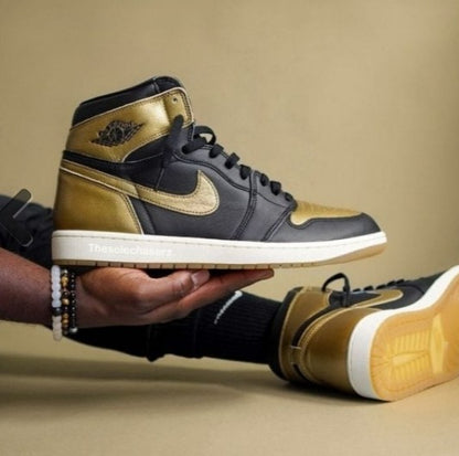 Air Jordan 1 Retro High OG Black and Gold