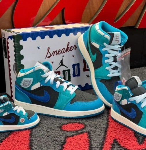 N_ike Air Jordan 1 Mid Sneaker School