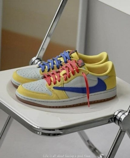 Nike Air Jordan 1 Low OG Travis Scott x Canary (Semi UA):