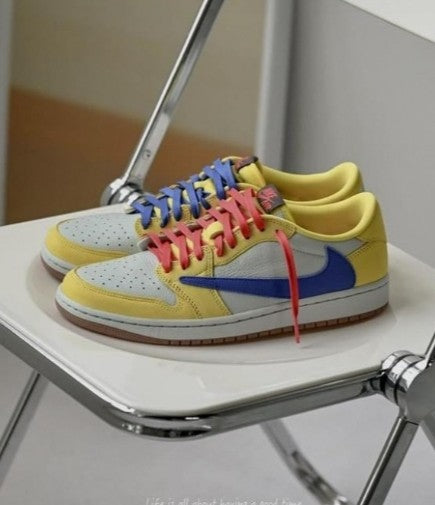 Nike Air Jordan 1 Low OG Travis Scott x Canary (Semi UA):