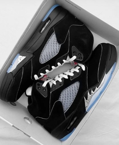 N_ikee Air Jordan 5 Retro OG Black Metallic