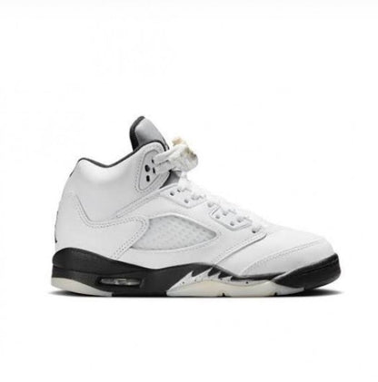 Jordan 5 Reverse Metallic White Black