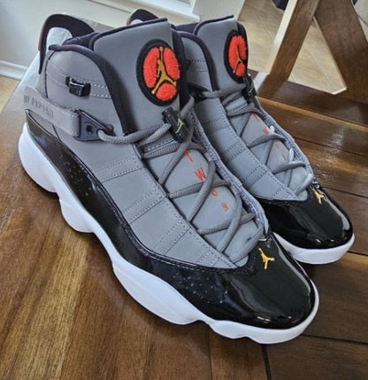 Nike Air Jordan 6 Rings Smoke Grey Black Red