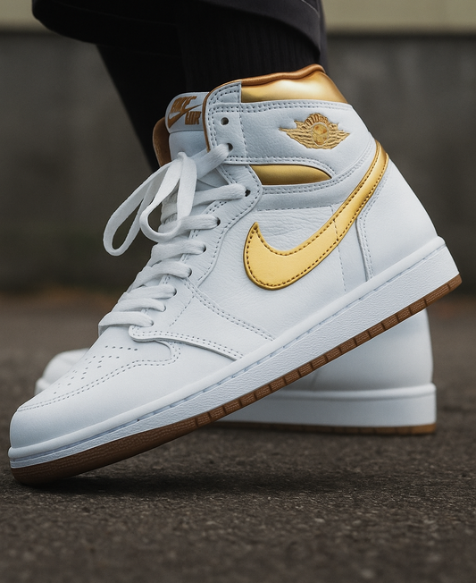 N_ike Air Jordan 1 Retro High OG Metallic Gold