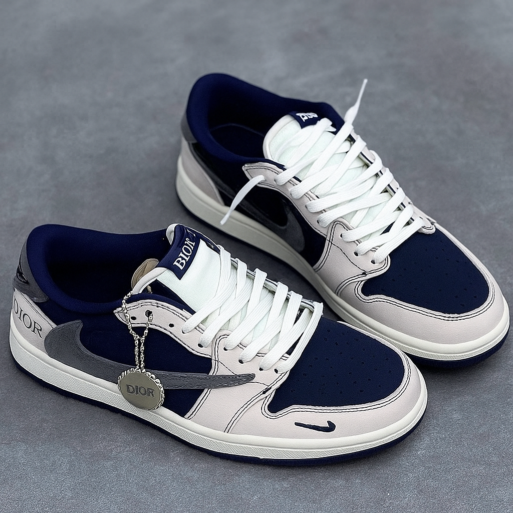 Di_or Air Jordan Retro 1 x Travis Scott Navy Blue