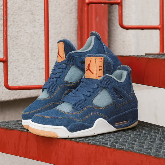 Nike Air Jordan 4 Denim Blue Semi UA